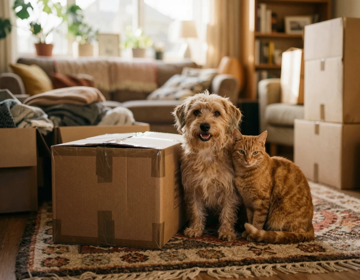 3단계 반려동물 포장이사 주의사항 및 스트레스 관리