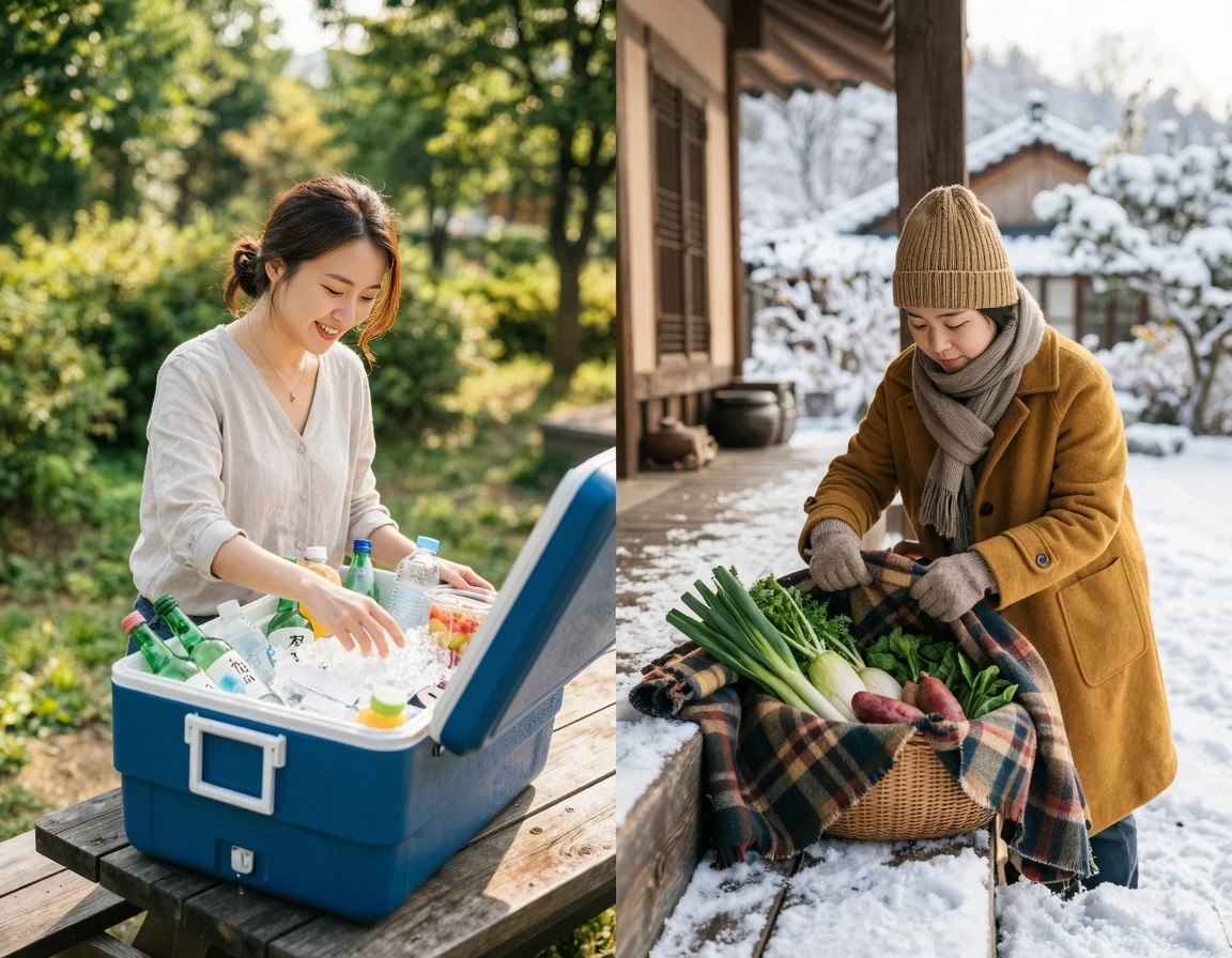 계절별 이사 환경에 맞춘 식재료 보관 방식의 차이
